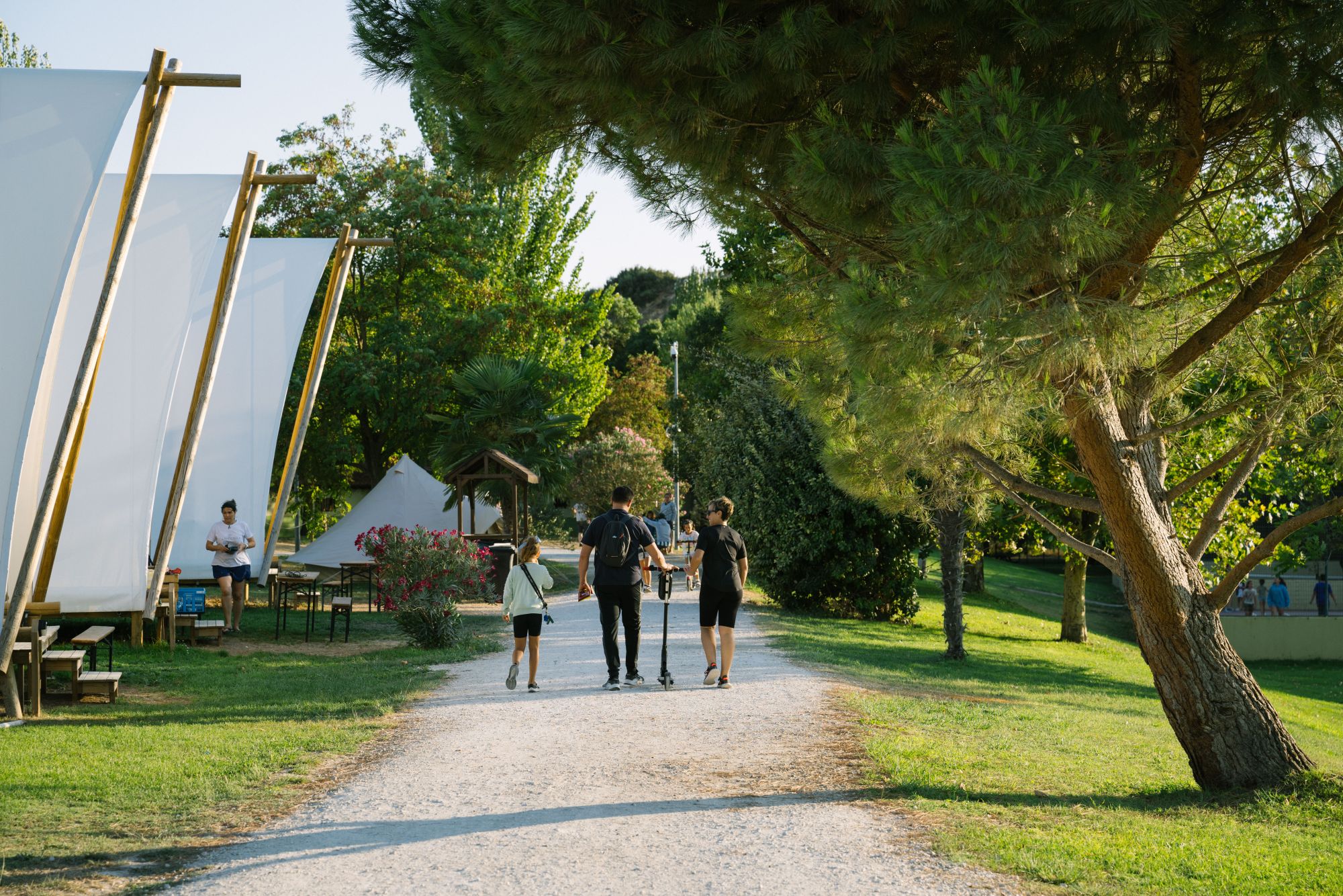 Área de autocaravanas Camping El Molino en Mendigorría, Navarra